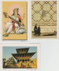 NEPAL 15 Modern Postcards mostly 1980-2000 period incl Postally Used (L5481)