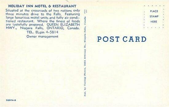 Canada, Ontario, Niagara Falls, Holiday Inn Motel & Restaurant, Multi View