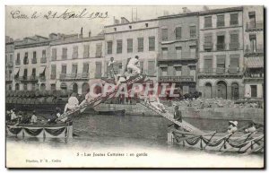 Sete - This - 1903 Cettoises jousting Warning - Old Postcard