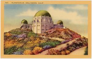 Griffith Observatory Planetarium Hollywood CA c. 1940s