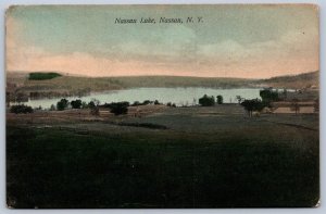 K50/ Nassau New York Postcard c1910 Nassau Lake View 472