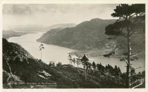 UK - England, Lake District - The Three Reaches of Ullswater (Lake)    RPPC