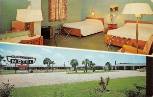 PERRY, Florida FL    WESTGATE MOTEL & ROOM VIEW Roadside   1962 Chrome Postcard