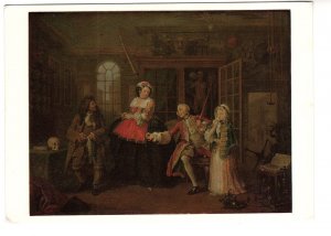 William Hogarth, Wedding,  Painting, National Gallery London, England