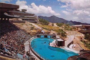 Hong Kong Postcard View, Ocean Park,  Aberdeen, British Era, Old Postcard