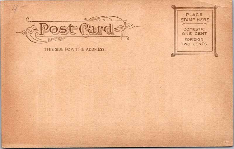 Postcard BUILDING SCENE Elizabeth New Jersey NJ AN3439