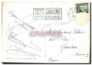 Postcard Modern Riviera Sanremo Corso Matteotti Automotive