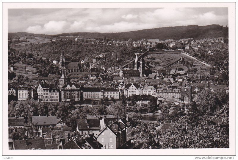 RP, Esslingen Am Neckar Mit Blick Auf Die Burg, Esslingen (Baden-Wurttemberg)...