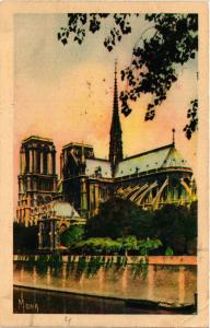 CPA PARIS 4e Notre Dame-Les Tours, le Portail sud et l'Abside (445789)