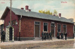 Germany Griesheim military camp barrack Wache 1920 postcard