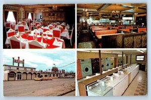 Victoria Edmunston NB Canada Postcard Restaurant Bel-Air c1950's Multiview