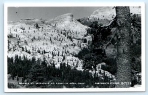 RPPC TRINITY COUNTY, CA California ~ MARBLE MT. PRIMITIVE AREA Eastman Postcard