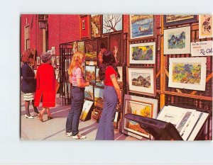 Postcard Village Sidewalk Artist, Greenwich Village, New York City, New York