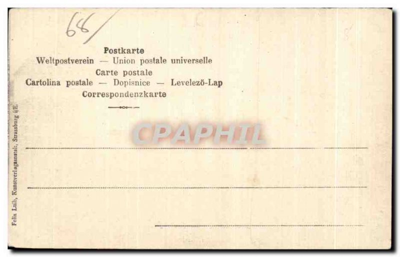 Old Postcard DreiAehren Trois Epis