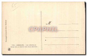 Old Postcard Argeles Vue Generale Jack De La Route Des Eaux Bonnes