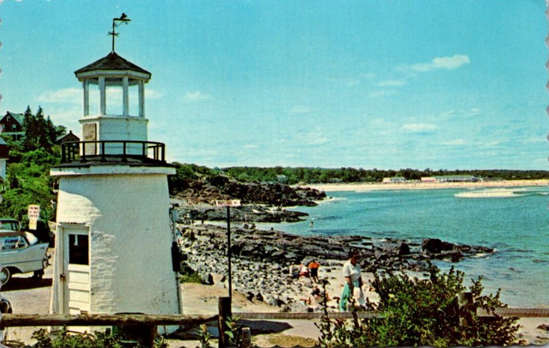 Maine Ogunquit Lobster Point Lighthouse 1975