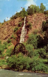 CO - Idaho Springs. Waterfalls and Water Wheel