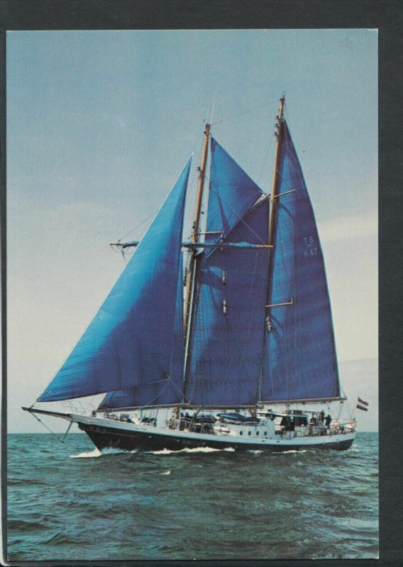 Sailing Postcard - Eendracht, Netherlands Gaff Schooner  RR6491