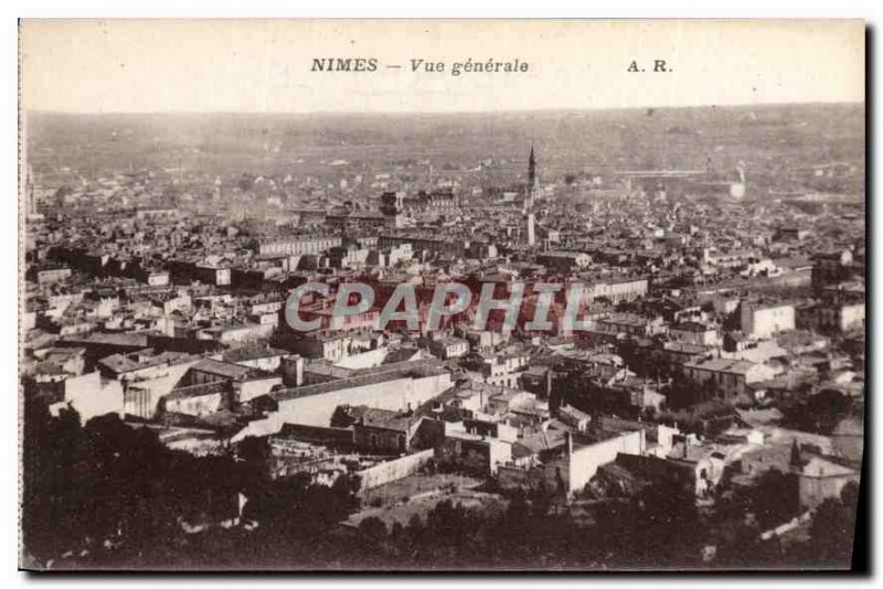 Postcard Old Nimes General view