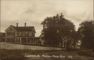 Milton Mills NH Lebanon St. c1915 Real Photo Postcard