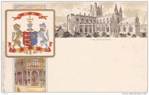 CHESTER, Cheshire, England, 1900-1910's; The Cathedral, Coat Of Arms