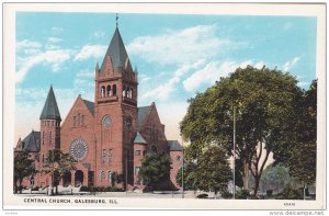 Central Church, Galesburg, Illinois, 1910-1920s