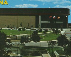 c1980s Reunion Arena Dallas Texas home of Mavericks Stars postcard B397