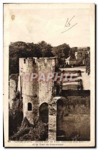 Old Postcard Gisors Eure Old City wall