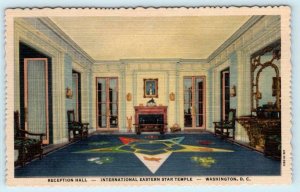 3 Postcards WASHINGTON D.C. ~ International EASTERN STAR TEMPLE c1940s Linens