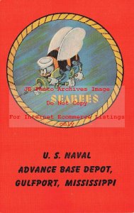 US Navy, US Naval Advance Base Depot, Seabees, Gulfport Mississippi