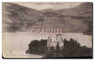 Old Postcard Lake Annecy Duingt Le Chateau
