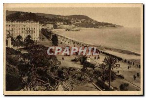 Postcard Old French Riviera Artistic Nice the Albert I Gardens Mont Boron