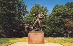 Chrome Era, Civil War, Gettysburg, Mississippi Monument, PA , Old Postcard