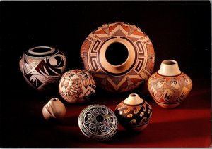 Hopi Pottery at Heard Museum, Phoenix AZ Postcard L65