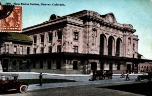 USA New Union Station Denver Colorado Vintage Postcard 09.83