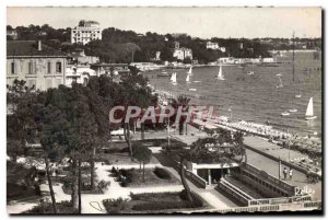 Old Postcard The Cote d & # 39Azur Juan Les Pins View of & # 39Ensemble With ...