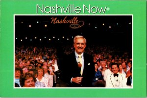 Nashville Now Host Ralph Emery, Nashville Network Opryland TN Postcard I65