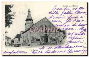 Old Postcard Neris les Bains The Church