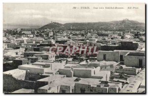 Old Postcard View to Tunisia Tunis Sidi Bel Hussen