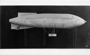 H93/ Aviation RPPC Postcard c1910 Foreign Blimp Zeppelin Model 25