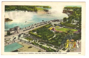 General View, Oakes Gardens Theatre, Niagara Falls, Ontario, Used 1953