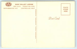 Abilene TX Texas Sun Valley Lodge Motel Postcard