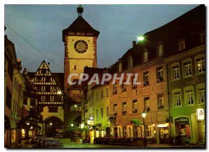 Modern Postcard Freiburg Obere Altstadt Oberlinden