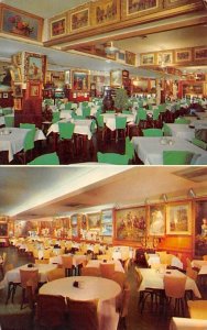 Haussner's Restaurant interior views showing paintings - Baltimore, Maryland ...