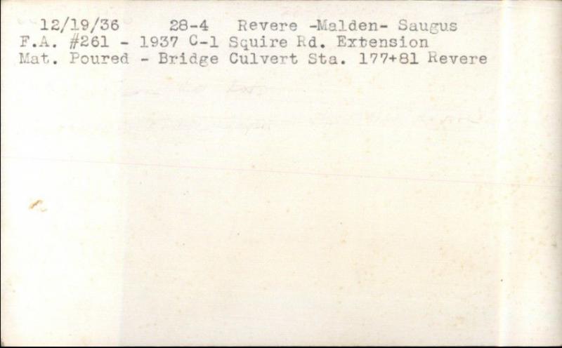 Revere Malden Saugus 1937 Squire Road Construction Crew PHOTO PHOTOGRAPH #2