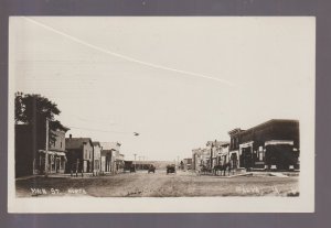 Galva IOWA RPPC c1910 MAIN STREET Stores nr Schaller Sac City Holstein Cherokee