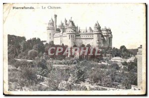 Old Postcard Pierrefonds Chateau