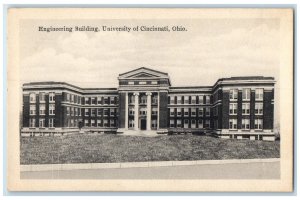 c1920 Engineering Building University Exterior Cincinnati Ohio Vintage Postcard