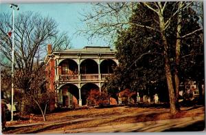 Antebellum Home Allin House Helene Arkansas Vintage Postcard Q30