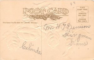 J7/ Doby Springs Oklahoma Postcard c1910 Greetings from Doby Springs197